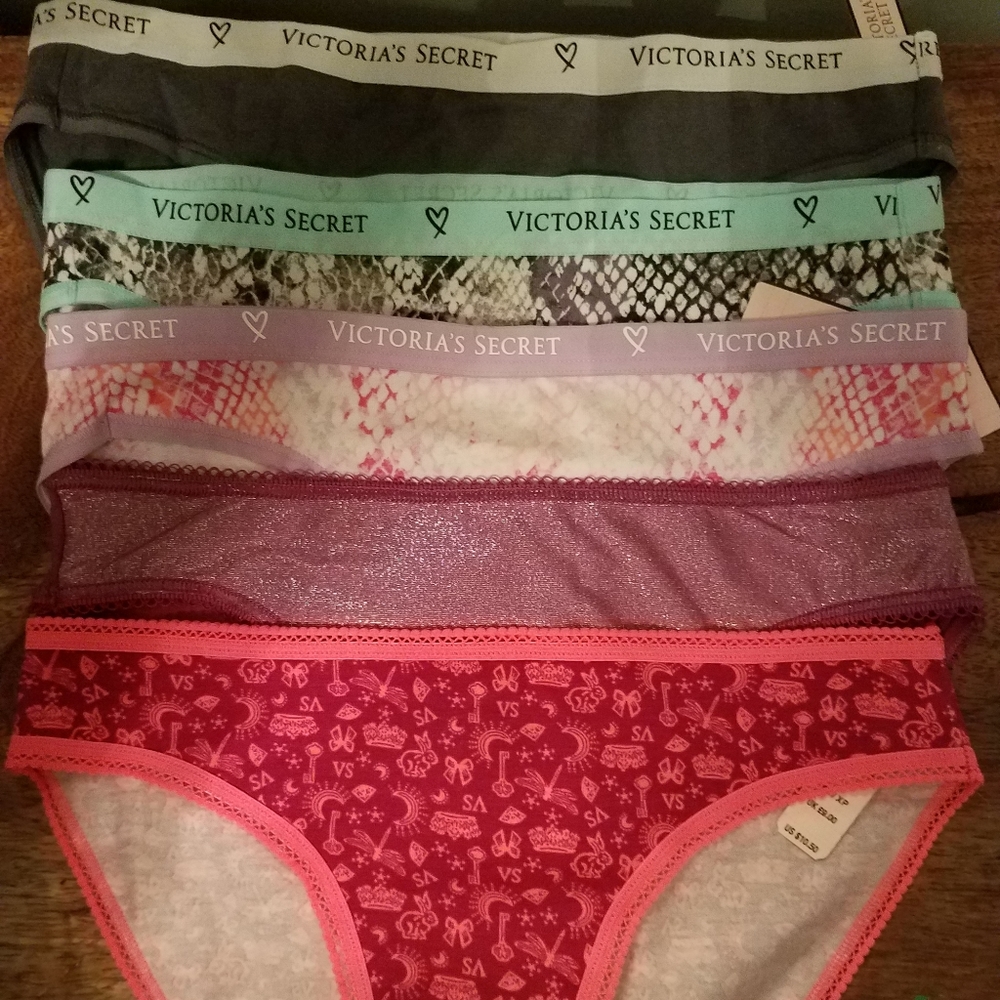 NEW 5 pair Victoria's Secret 5 panties bikini